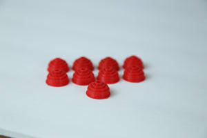 Silicone Suspension Dust Boots - Revo/T-Maxx/E-Maxx - Red